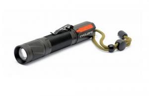 Cyclops LED Flashlight w/COB Utility Light Black Aluminum White LED 2000 Lumens 240 Meters Range