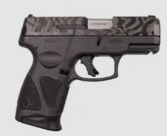 Taurus G3c 9mm Luger Caliber with 3.20" Barrel, 12+1 Capacity, Zebra Cerakote Slide - 1G3C931GZEB Taurus G3c 9mm Luger Caliber with 3.20" Barrel, 12+1 Capacity, Zebra Cerakote Slide - 1G3C931GZEB
