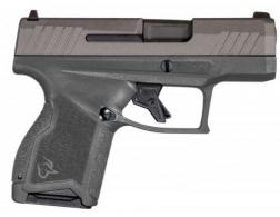Taurus GX4 9mm Luger Caliber with 3.06" Barrel, 11+1 Capacity, Tungsten Gray Cerakote Steel Slide, Gray Interchangeab