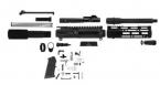 TacFire Complete Upper Assembly 9mm Luger 4" Black Nitride Barrel Black Anodized Receiver M-LOK Handguard for AR-Platform - BU-9MM-4