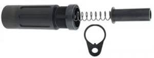 TacFire Short Buffer Tube System Black Anodized Aluminum with QD End Plate for AR Pistol Platform - MAR139-C