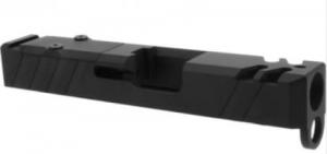 TacFire Replacement Slide 9mm Luger Graphite Black Cerakote Stainless Steel with Optics Cut & Slide Ports for Glock 19 Gen3 - GLKSL19-G2