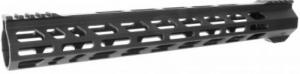 TacFire A.C.E. High Profile M-Lok Handguard 15" Black Hardcoat Anodized Aluminum for 308 Win AR-10 - HG20-HP-308-15