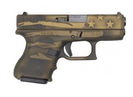 Glock G26 Gen3 Subcompact Operator Flag 9mm Pistol - UI2650204OP