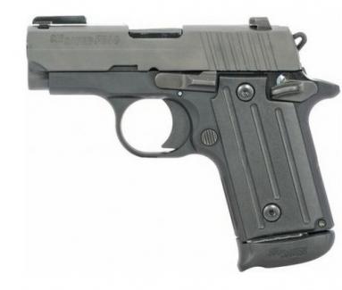 Sig Sauer P238 380 ACP Caliber with 2.70" Barrel, 7+1 Capacity, Black Nitride Stainless Steel Slide, & Black Polymer Gr - P238380A