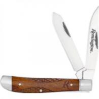 Remington Accessories Woodland Stockman Folding Stainless Steel Blade Brown w/Remington Logo Wood Handle - 15657 Remington Accessories Woodland Stockman Folding Stainless Steel Blade Brown w/Remington Logo Wood Handle - 15657