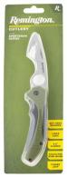 Remington Accessories Sportsman Folding Skinner w/Gut Hook 8Cr13MoV SS Blade Black/OD Green GRN Handle Includes Pocket Cli