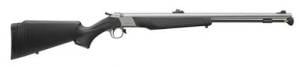 CVA, Wolf V2, Single Shot, 50 Caliber, 24" Barrel, Steel Receiver, Stainless Steel Finish, Synthetic Stock, Black, Fiber Optic - PR2117S