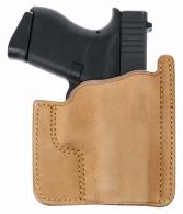 Galco PH800 Front Pocket Natural Horsehide Compatible w/ For Glock 43/43X/43X MOS Ambidextrous - 158 Galco PH800 Front Pocket Natural Horsehide Compatible w/ For Glock 43/43X/43X MOS Ambidextrous - 158