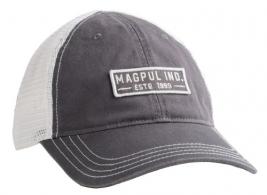 Magpul MAG1260016 Established Garment Trucker Hat Charcoal/White Adjustable Snapback OSFA Embroidered Patch - 950 Magpul MAG1260016 Established Garment Trucker Hat Charcoal/White Adjustable Snapback OSFA Embroidered Patch - 950