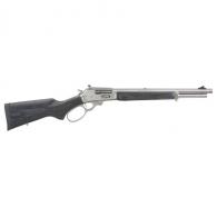 Marlin 1895 Trapper 45-70 Govt w/ 5+1 Capacity, 16.10 Barrel, Polished Stainless Metal Finish & Black Laminate F Marlin 1895 Trapper 45-70 Govt w/ 5+1 Capacity, 16.10 Barrel, Polished Stainless Metal Finish & Black Laminate F
