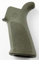 Hogue 15031 OverMolded Beavertail Made of Rubber With OD Green Cobblestone Finish for AR-15, M16 - 131 Hogue 15031 OverMolded Beavertail Made of Rubber With OD Green Cobblestone Finish for AR-15, M16 - 131