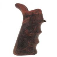 Hogue OverMolded Beavertail Made of Rubber With Red Lava Cobblestone Finish for AR-15, M16 - 15421 Hogue OverMolded Beavertail Made of Rubber With Red Lava Cobblestone Finish for AR-15, M16 - 15421