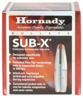 Hornady Sub-X 30/308 Cal 175 gr Subsonic-eXpanding 100 Per Box