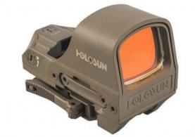 Holosun HS510C 1x Red 2 MOA Dot / 65 MOA Circle Flat Dark Earth Reflex Sight