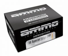 Ammo Inc 38125JHPA20 Signature 38 Special 125 gr Jacketed Hollow Point (JHP) 20 Per Box/10 Cs - 1152