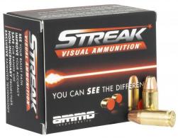 Ammo Inc. Streak Visual Jacketed Hollow Point 9mm Ammo 124gr 20 Rounds Box