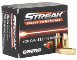Ammo Inc. Streak Visual Jacketed Hollow Point 9mm Ammo 124gr 20 Rounds Box Ammo Inc. Streak Visual Jacketed Hollow Point 9mm Ammo 124gr 20 Rounds Box