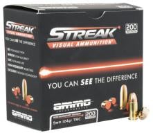 Ammo Inc 9124TMCSTRKRED200 Streak Visual (RED) 9mm Luger 124 gr Total Metal Case (TMC) 200 Per Box/5 Cs - 1152 Ammo Inc 9124TMCSTRKRED200 Streak Visual (RED) 9mm Luger 124 gr Total Metal Case (TMC) 200 Per Box/5 Cs - 1152