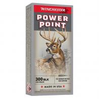 Winchester Power-Point Ammunition 300 AAC Blackout 150 Grain Jacketed Soft Point Box of 20 - X300BLK Winchester Power-Point Ammunition 300 AAC Blackout 150 Grain Jacketed Soft Point Box of 20 - X300BLK