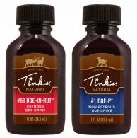 Tinks W6122 Ultra 2 Combo Deer Attractant Doe-In-Rut/Doe-P Scent 1oz 2 Squeeze Bottles - 1122