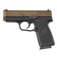 Kahr Arms CW9 *CA Compliant 9mm Caliber with 3.50" Barrel, 7+1 Capacity, Black Finish Frame, Serrated Burnt Bron