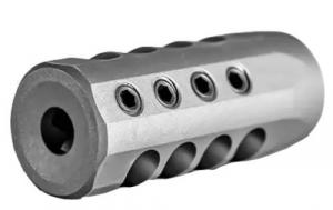 Christensen Arms Side-Baffle Muzzle Brake Natural Titanium with 5/8"-24 tpi Threads for 30 Cal (.920" D Bull barrel)