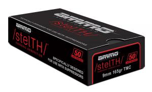 Stealth 9MM 165gr TMC Subsonic 50rd - 9165TMC-STL Stealth 9MM 165gr TMC Subsonic 50rd - 9165TMC-STL