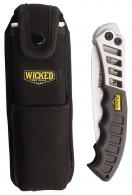 Wicked Tree Gear WTG003 Combo Pack Folding Saw 7" High Carbon Steel Blade/Black Overmolded Aluminum Handle Includes Scabbard - 1080 Wicked Tree Gear WTG003 Combo Pack Folding Saw 7" High Carbon Steel Blade/Black Overmolded Aluminum Handle Includes Scabbard - 1080