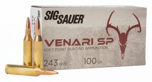 AMMO, 243 WIN, 100GR, VENARI, SOFT POINT - V243SP100-20