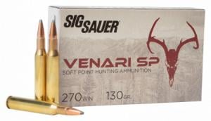 AMMO, 270 WIN, 130GR, VENARI, SOFT POINT - V270SP130-20