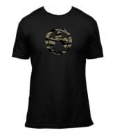 Magpul MAG1292-001-S Tiger Stripe Icon Black Cotton/Polyester Short Sleeve Small - 950