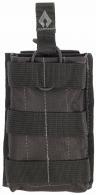 Advance Warrior Solutions AROTSMPBL Single Mag Pouch Open Top Black MOLLE - 859