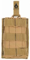 Advance Warrior Solutions AROTSMPTN Single Mag Pouch Open Top Tan MOLLE - 859