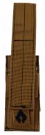 Advance Warrior Solutions PSMPTN Single Mag Pouch Pistol Tan 600D PVC Polyester MOLLE - 859