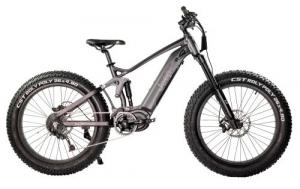 QuietKat Inc Jeep Charcoal Medium 5'6" to 6' SRAM 9-Speed 1000 Watt Mid-Drive Motor - 22-JEP-10-CHR-17