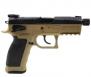 B&T Firearms MKII 9mm 4.3" Threaded, Optic Ready Slide, Coyote Tan Frame, 17+1 - BT510001CT