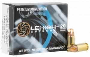 Lehigh Defense LA990XDC Xtreme Defense 9mm Luger 90 gr Lehigh Defense XD FMT 20 Per Box/10 Cs