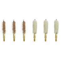 KleenBore 6pc Handgun Brush & Mop Set 9mm/.357/.38 - 9-SET