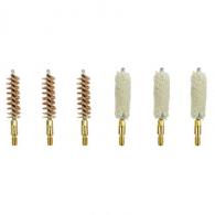 KleenBore 6pc Handgun Brush & Mop Set 9mm/.357/.38 - 9-SET