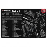 TekMat CZ-75 Parts Diagram Gun Cleaning Mat - TEK-R17-CZ75 TekMat CZ-75 Parts Diagram Gun Cleaning Mat - TEK-R17-CZ75