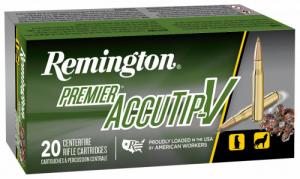 Remington Ammunition 21202 Premier AccuTip-V 224 Valkyrie 60 gr AccuTip-V Boat-Tail (ATVBT) 20 Bx/10 Cs - 2