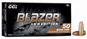 CCI 5203 Blazer Brass 9mm Luger 147 gr 950 fps Full Metal Jacket (FMJ) 50 Bx/20 Cs