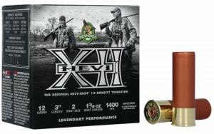 HEVI-Shot HS51202 Hevi-XII 12 Gauge 3" 1 3/8 oz 2 Shot 25 Bx/10 Cs - 390 HEVI-Shot HS51202 Hevi-XII 12 Gauge 3" 1 3/8 oz 2 Shot 25 Bx/10 Cs - 390