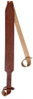 Hunter Company 065-532 Flowered Brown Leather/Suede with Flower Design, Two-Point Shotgun - 179