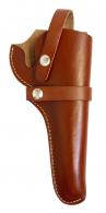 Hunter Company 1100-14 Belt OWB Size 14 Chestnut Tan Leather Belt Loop Fits DA Revolver Fits 5.50-6" Barrel Right Hand Compatibl - 179