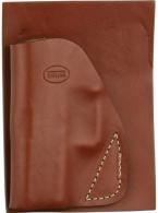 Hunter Company 2500-9 Pocket Pocket Size 9 Chestnut Tan Leather Fits S&W Bodyguard 380 w/Integral Laser Sight