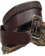 Hunter Company 3458-45 Cartridge Belt Chestnut Tan Leather 45 Cal 25 Capacity Buckle Closure