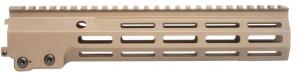 Geissele Automatics Super Modular Rail MK16 10.50" M-LOK, Desert Dirt Aluminum for AR Platform, Barrel Nut Included - 912 Geissele Automatics Super Modular Rail MK16 10.50" M-LOK, Desert Dirt Aluminum for AR Platform, Barrel Nut Included - 912