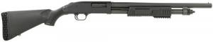 Mossberg & Sons 590 12 GA 6+1 18.50" Barrel, Cylinder Bore Choke, Parkerized Finish, Synthetic Flex Stock, Manual Safety - 52153